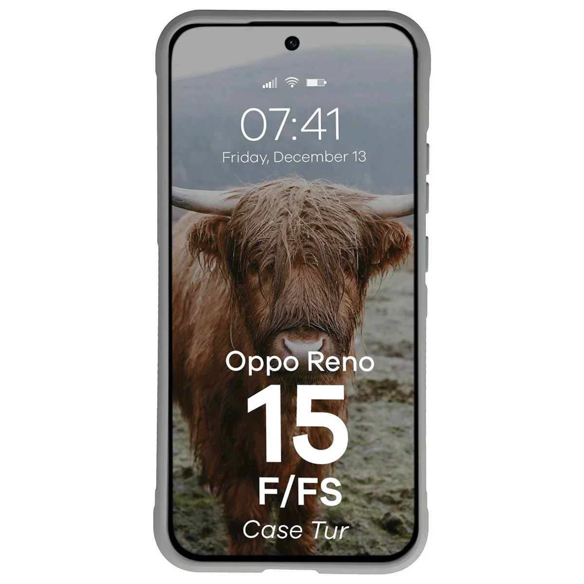 Robuste Handyhülle für Oppo Reno 15 F / FS, Bizon Case Tur, Hellgrau - Image 5