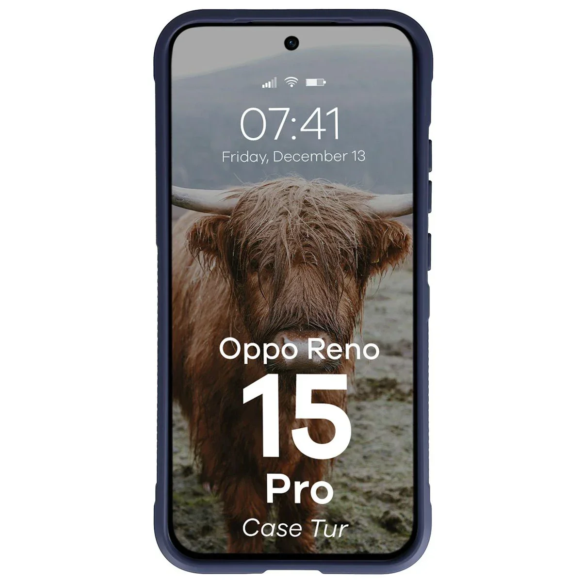 Robuste Handyhülle für Oppo Reno 15 Pro, Bizon Case Tur, Dunkelblau - Image 5