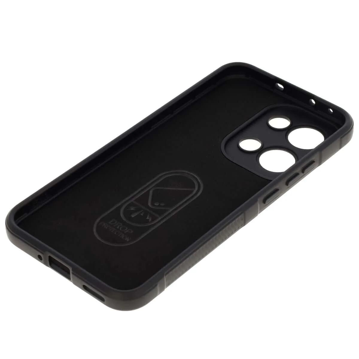 Robuste Handyhülle für Oppo Reno13, Bizon Case Tur, Schwarz - Image 4