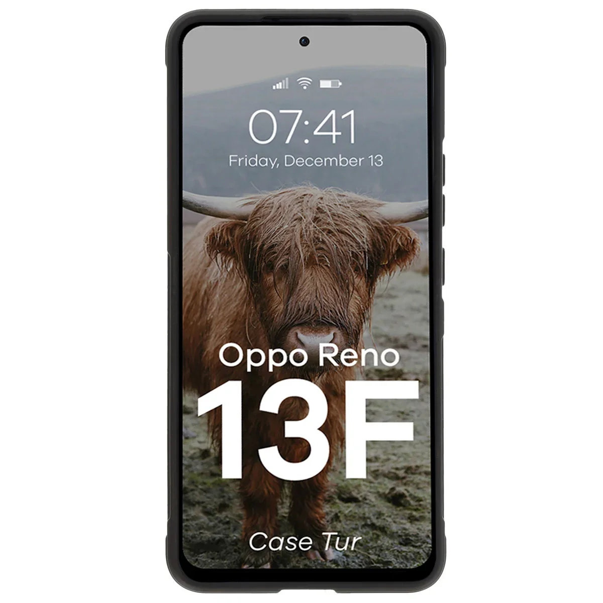 Robuste Handyhülle für Oppo Reno13 F, Bizon Case Tur, Schwarz - Image 5