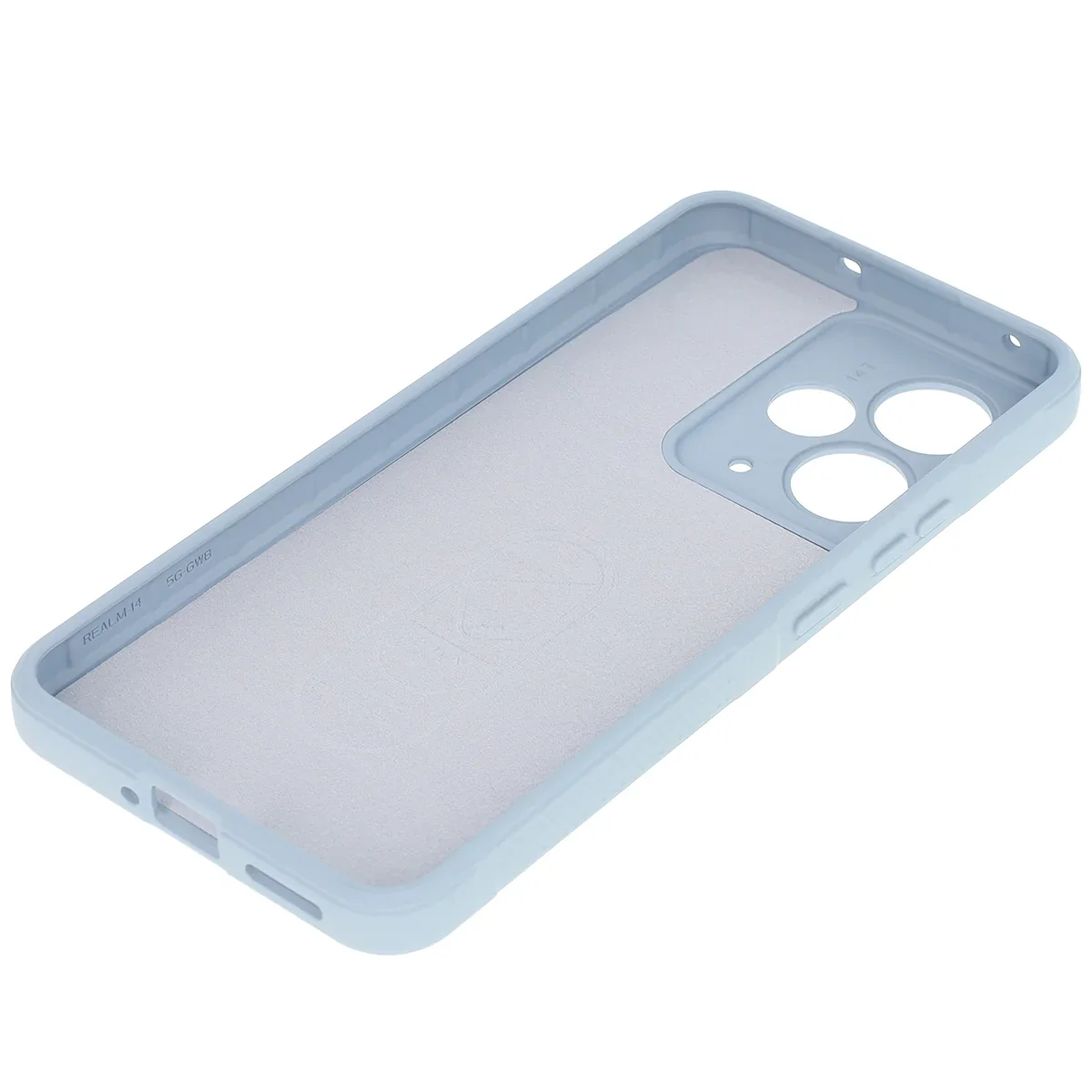 Robuste Handyhülle für Realme 14T 5G, Bizon Case Tur, Hellblau - Image 4