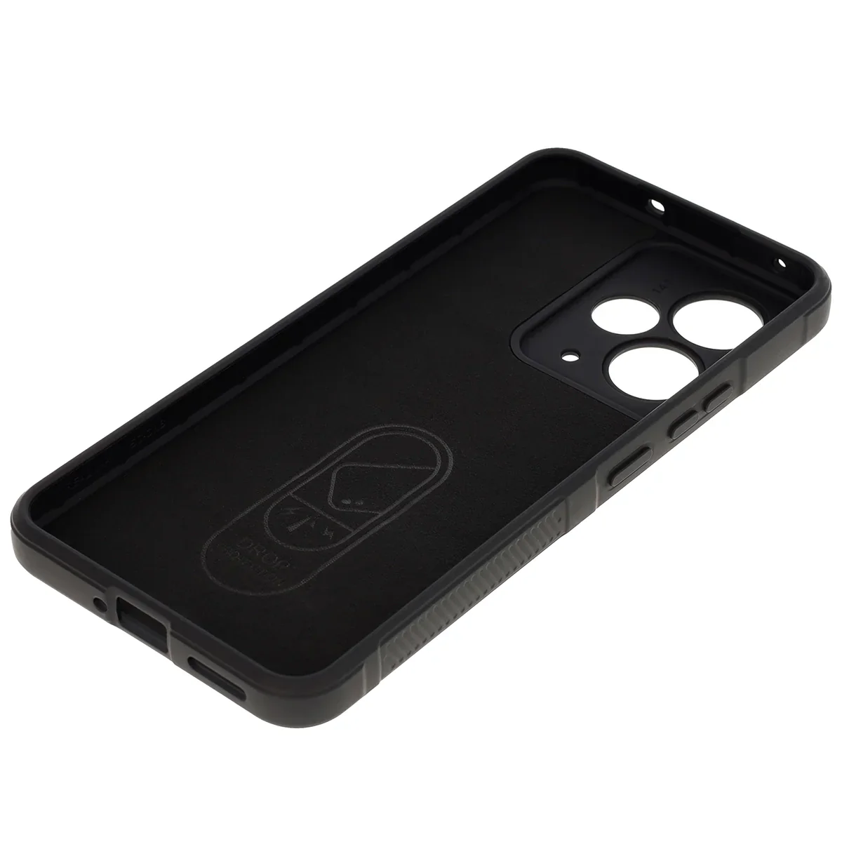Robuste Handyhülle für Realme 14T 5G, Bizon Case Tur, Schwarz - Image 4