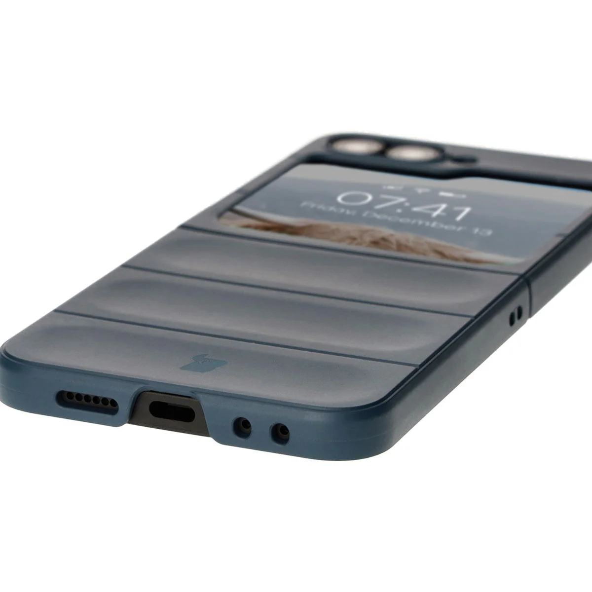 Robuste Handyhülle für Galaxy Z Flip7 FE / Z Flip6, Bizon Case Tur, Dunkelblau - Image 3