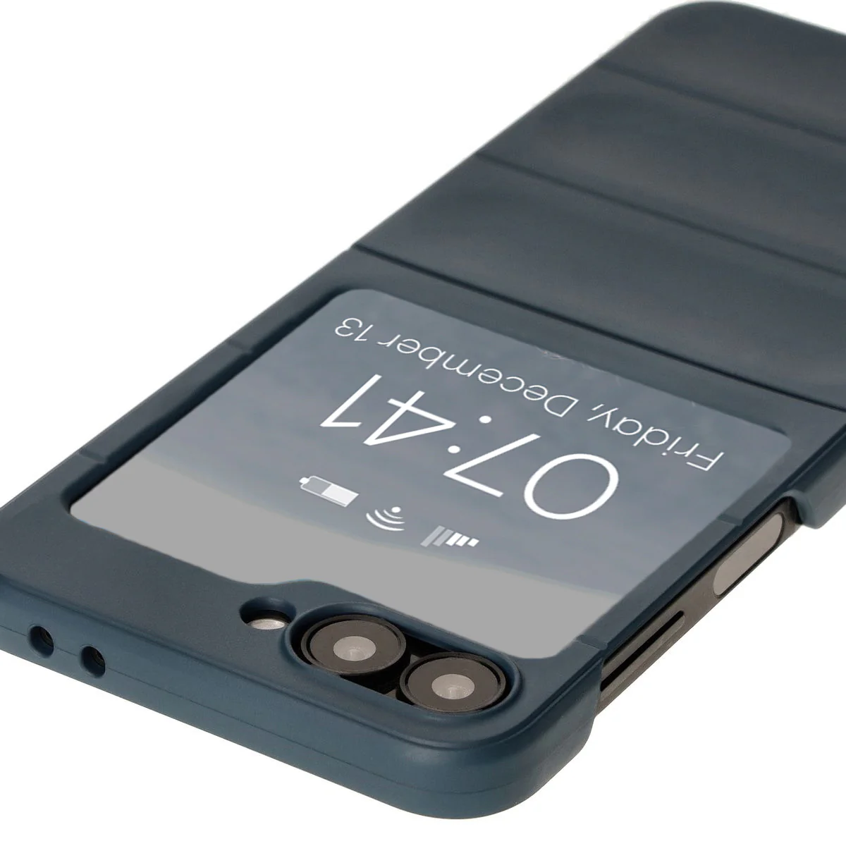 Robuste Handyhülle für Galaxy Z Flip7 FE / Z Flip6, Bizon Case Tur, Dunkelblau - Image 4