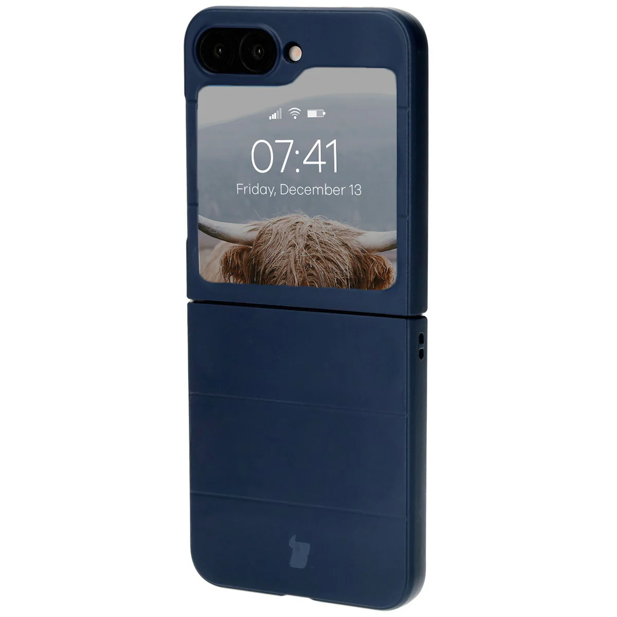 Robuste Handyhülle für Galaxy Z Flip7 FE / Z Flip6, Bizon Case Tur, Dunkelblau - Image 6