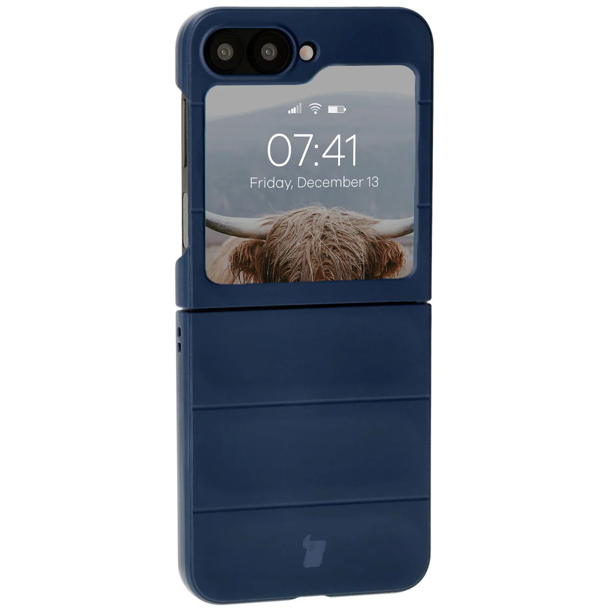 Robuste Handyhülle für Galaxy Z Flip7 FE / Z Flip6, Bizon Case Tur, Dunkelblau - Image 7