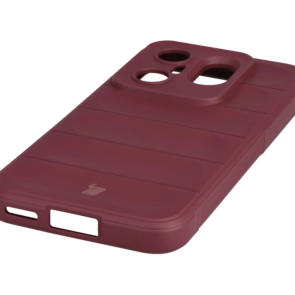 Robuste Handyhülle für Vivo X200 FE, Bizon Case Tur, Burgunderrot - Image 3