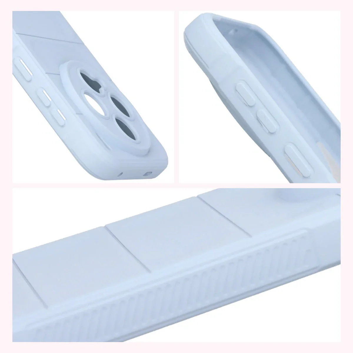 Robuste Handyhülle für Vivo X300, Bizon Case Tur, Hellblau - Image 7