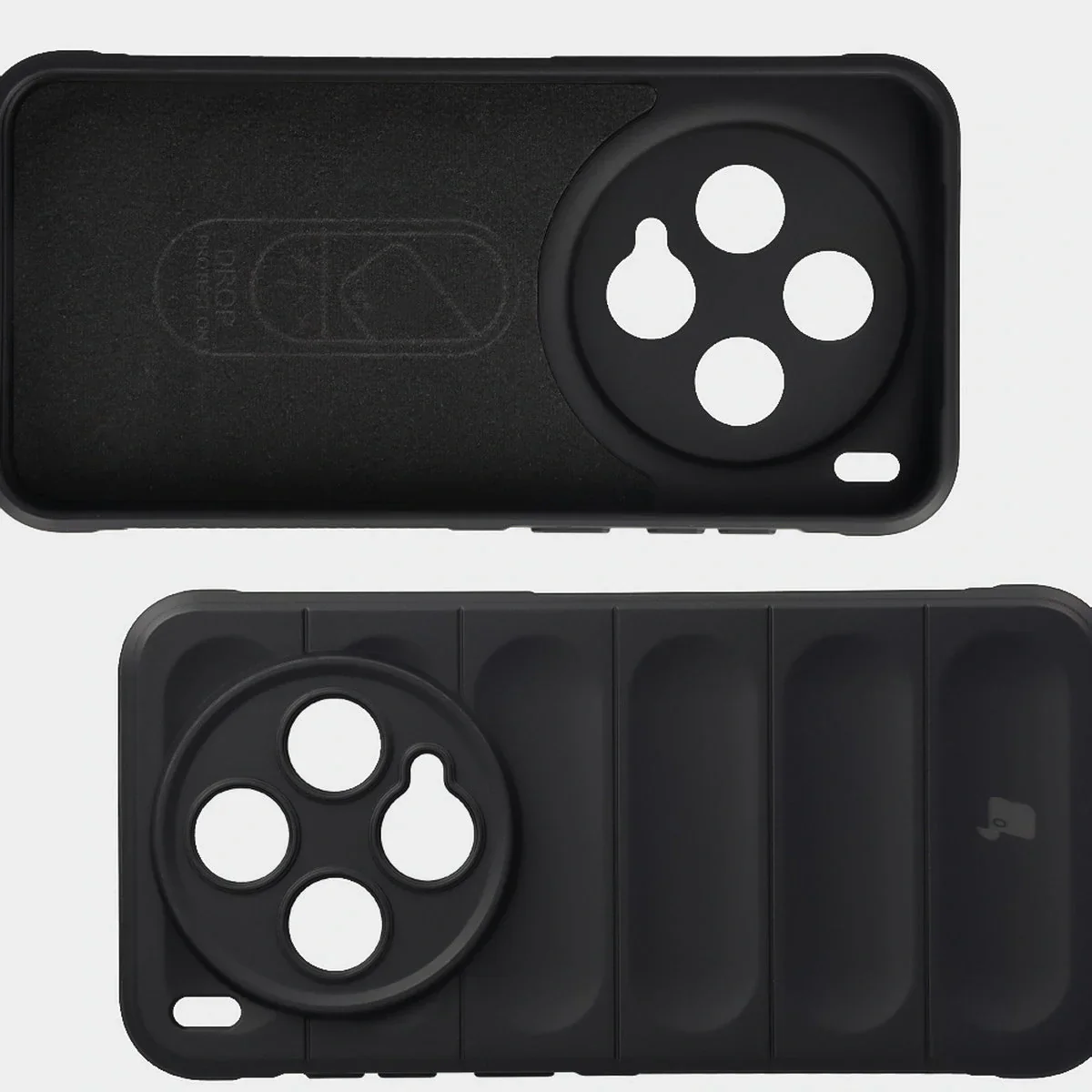 Robuste Handyhülle für Vivo X300, Bizon Case Tur, Schwarz - Image 6