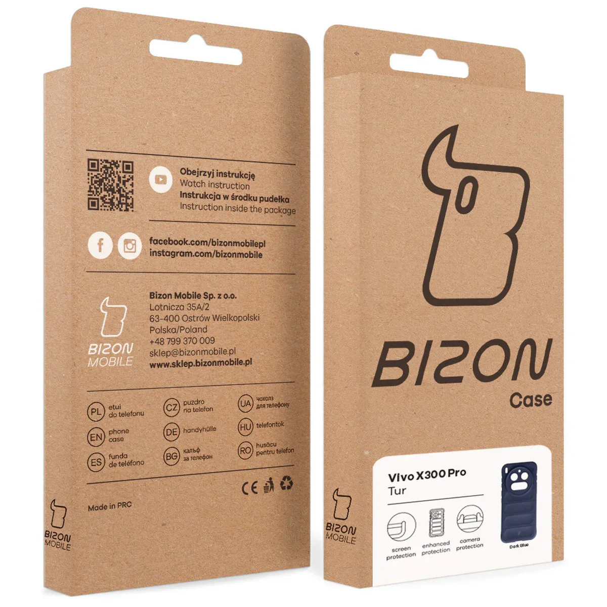 Robuste Handyhülle für Vivo X300 Pro, Bizon Case Tur, Dunkelblau - Image 9
