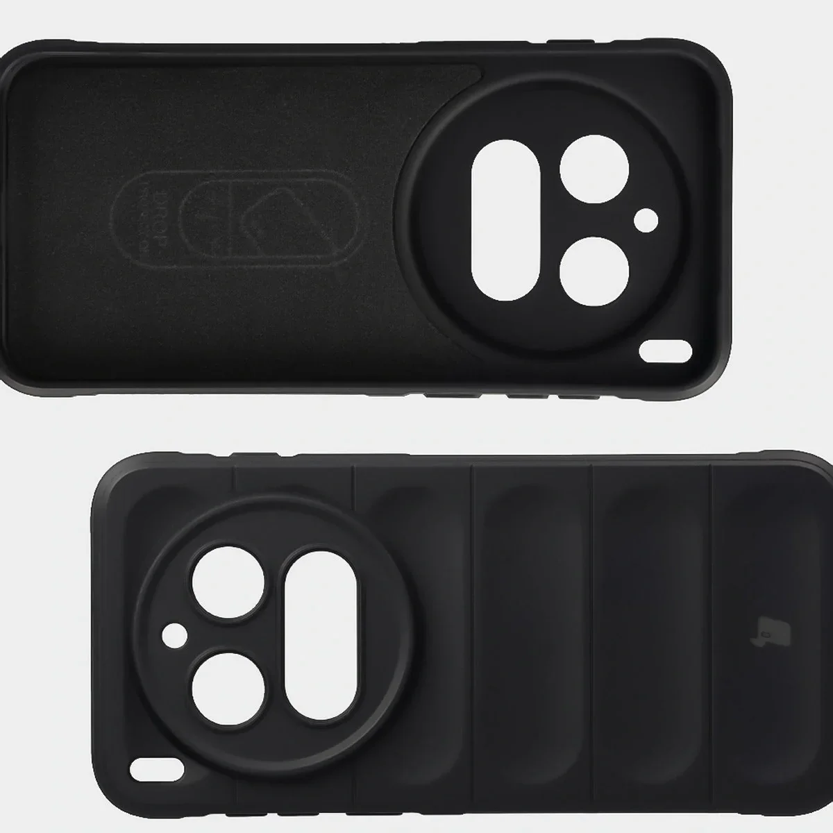 Robuste Handyhülle für Vivo X300 Pro, Bizon Case Tur, Schwarz - Image 6