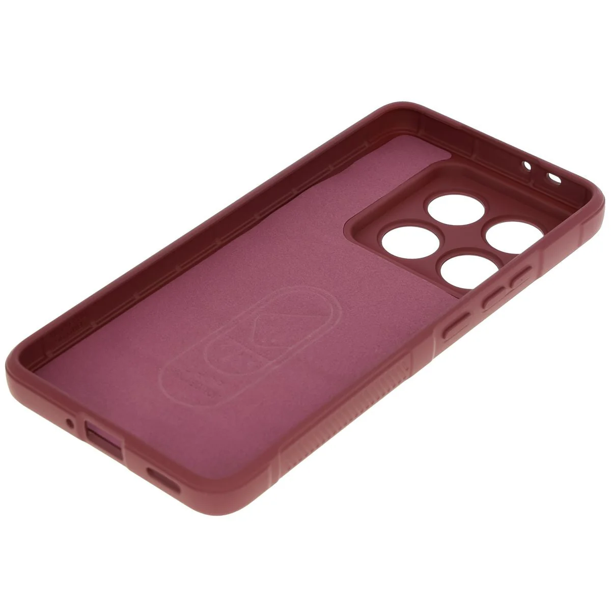 Robuste Handyhülle für Xiaomi 14T Pro, Bizon Case Tur, Burgunderrot - Image 4