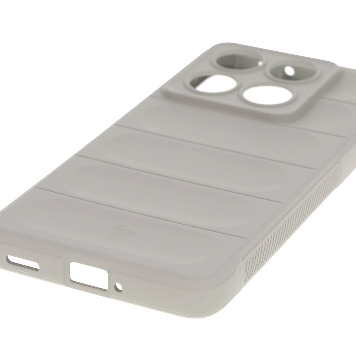 Robuste Handyhülle für Xiaomi 14T Pro, Bizon Case Tur, Hellgrau - Image 3