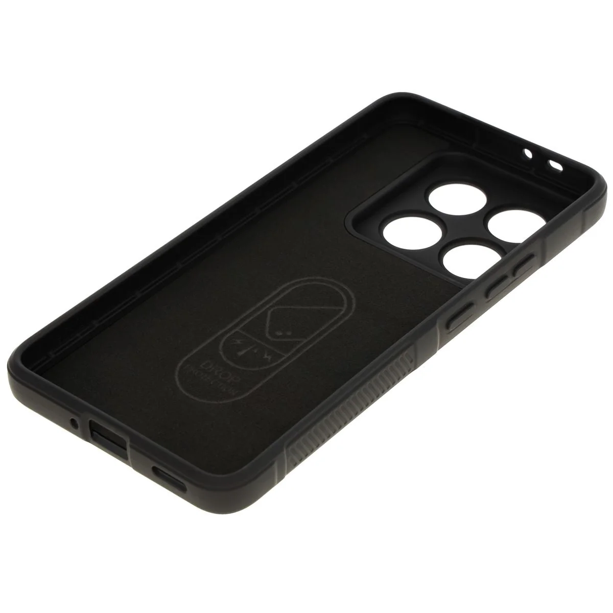 Robuste Handyhülle für Xiaomi 14T Pro, Bizon Case Tur, Schwarz - Image 4
