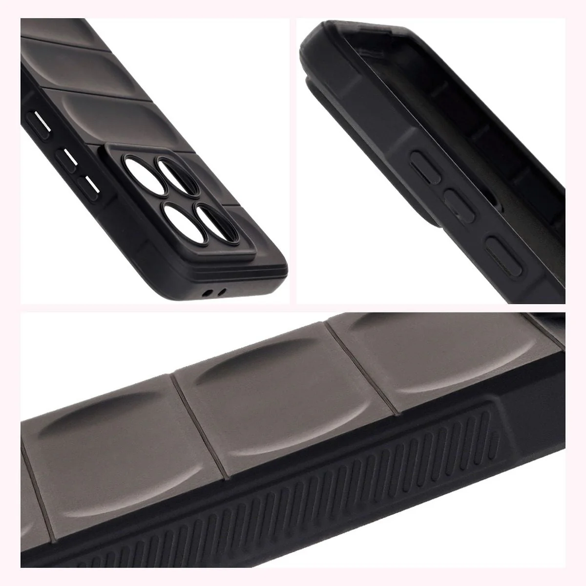 Robuste Handyhülle für Xiaomi 14T Pro, Bizon Case Tur, Schwarz - Image 7