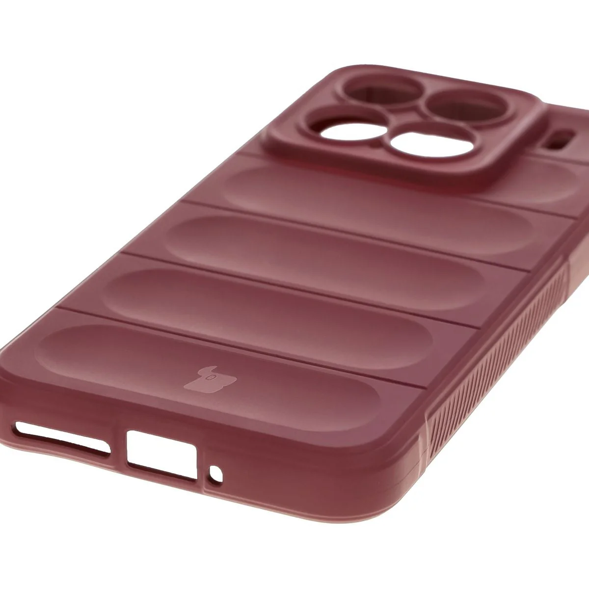 Robuste Handyhülle für Xiaomi 15, Bizon Case Tur, Burgunderrot - Image 3