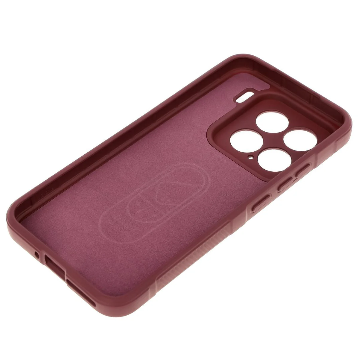 Robuste Handyhülle für Xiaomi 15, Bizon Case Tur, Burgunderrot - Image 4
