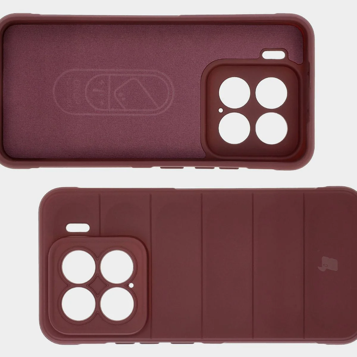 Robuste Handyhülle für Xiaomi 15, Bizon Case Tur, Burgunderrot - Image 6