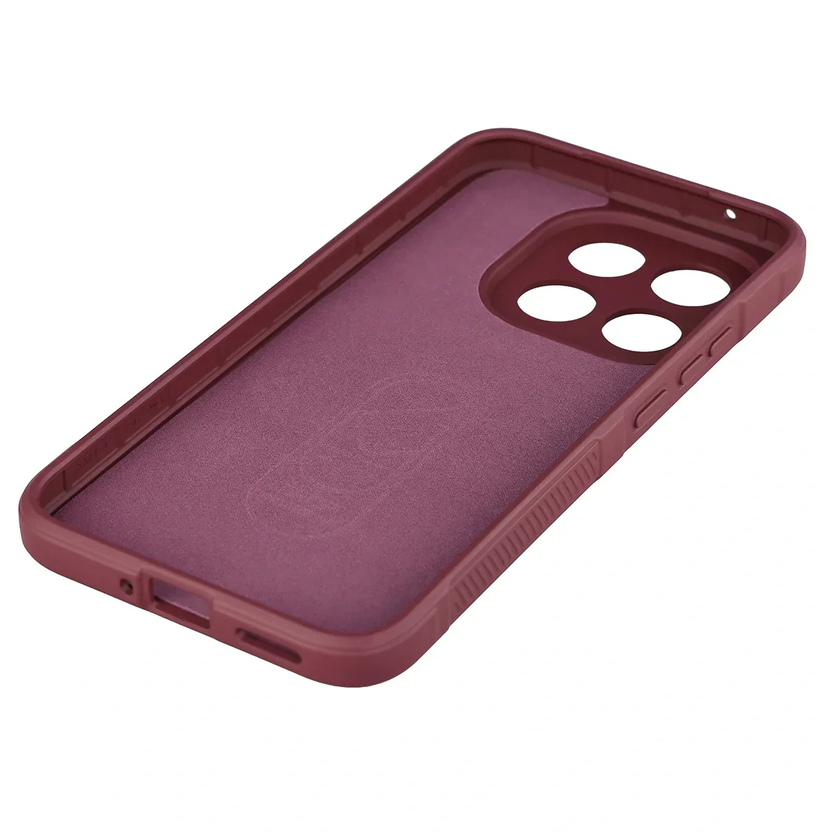 Robuste Handyhülle für Xiaomi 15T, Bizon Case Tur, Burgunderrot - Image 4