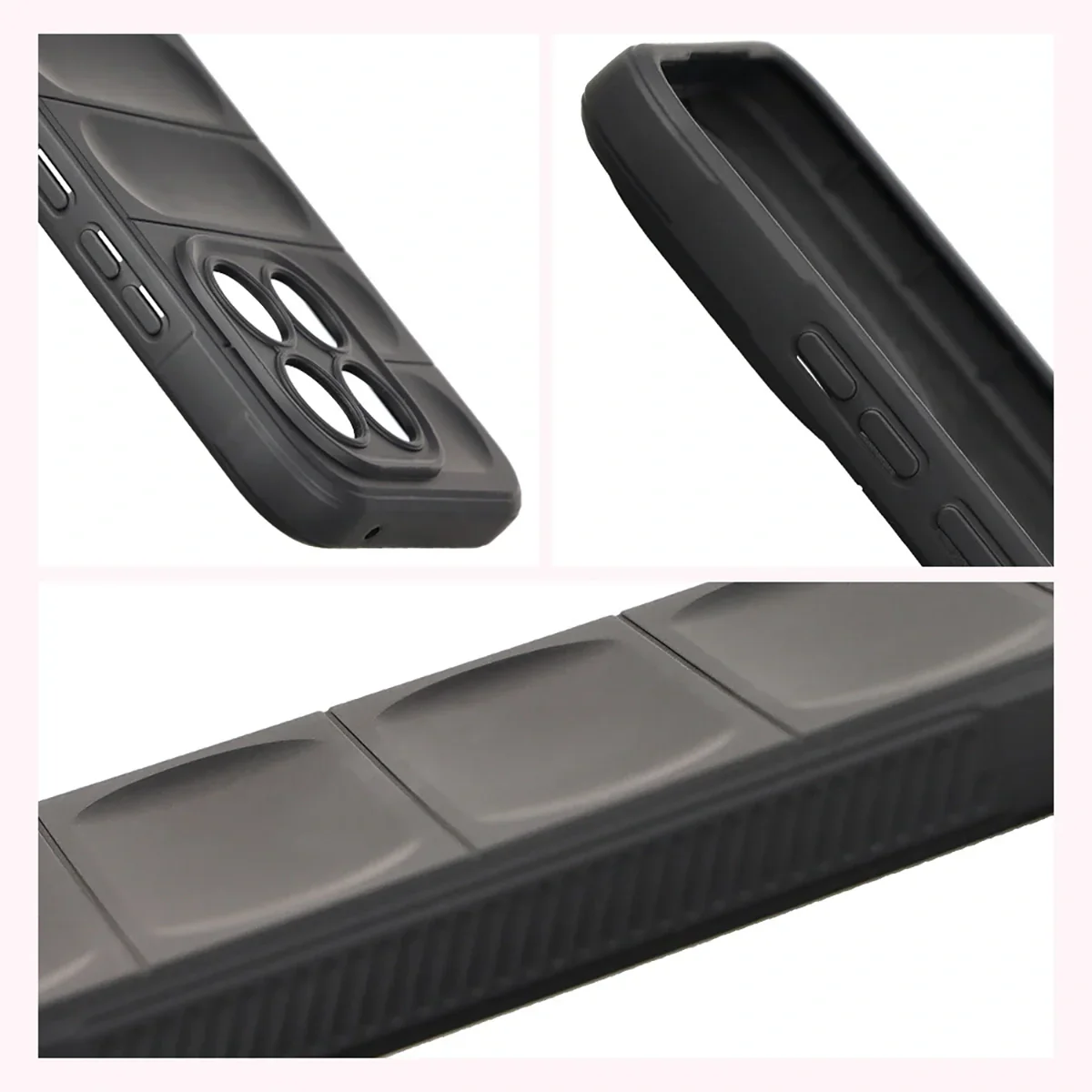 Robuste Handyhülle für Xiaomi 15T, Bizon Case Tur, Schwarz - Image 7