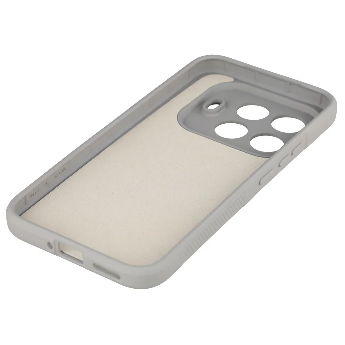 Robuste Handyhülle für Xiaomi 15T Pro, Bizon Case Tur, Hellgrau - Image 4