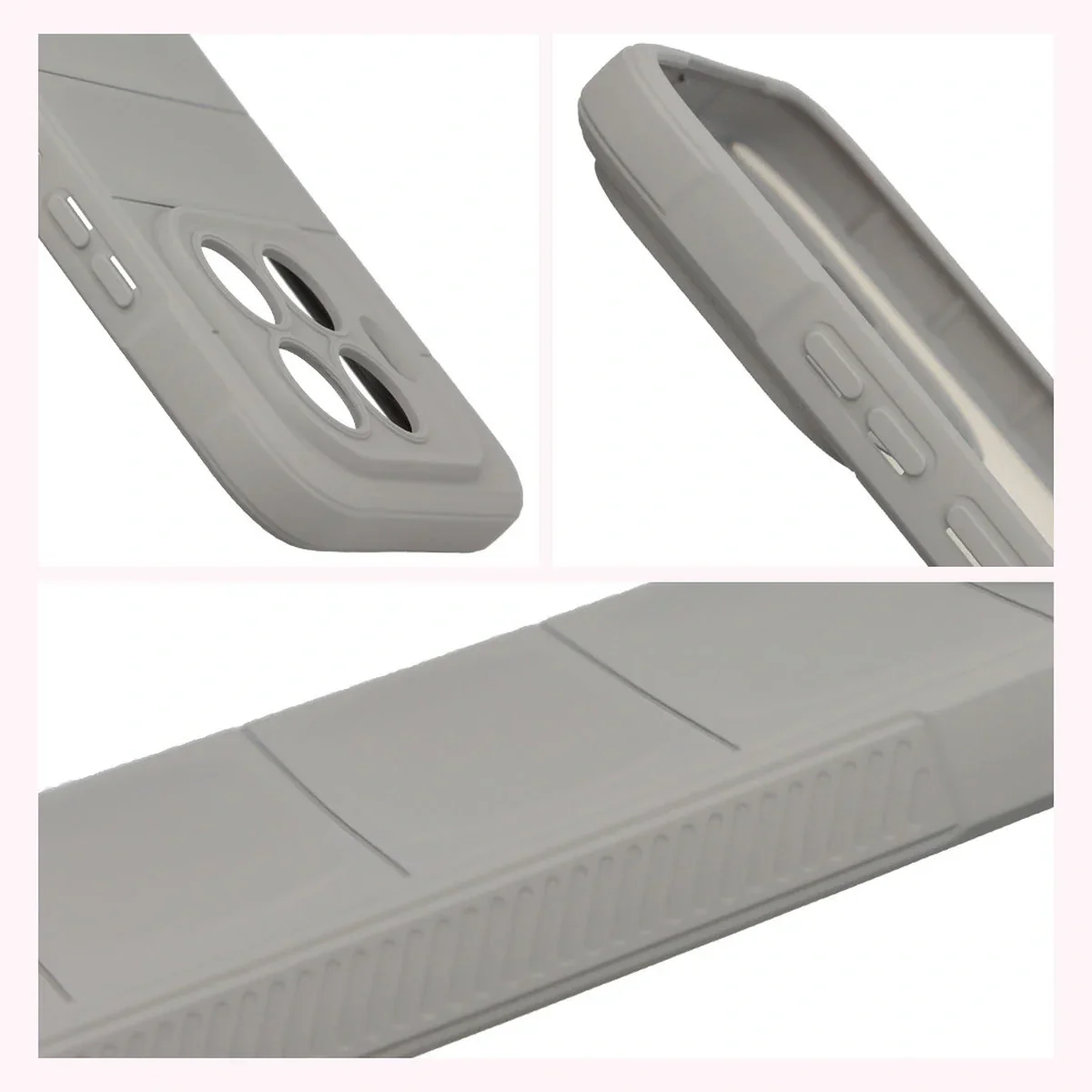 Robuste Handyhülle für Xiaomi 15T Pro, Bizon Case Tur, Hellgrau - Image 7