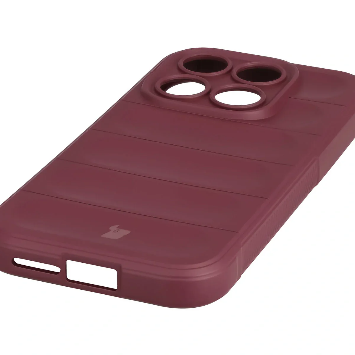 Robuste Handyhülle für Xiaomi 17, Bizon Case Tur, Burgunderrot - Image 4