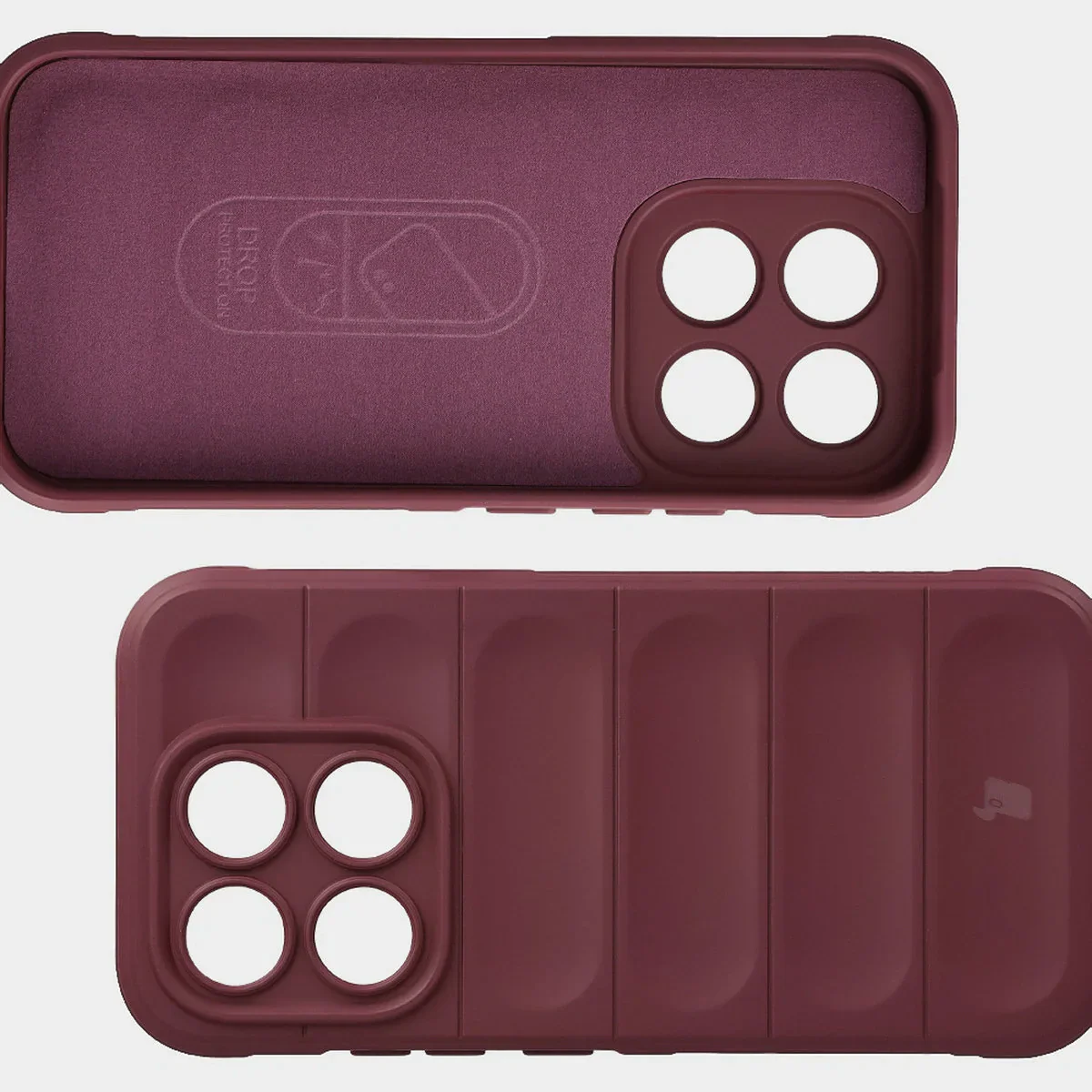Robuste Handyhülle für Xiaomi 17, Bizon Case Tur, Burgunderrot - Image 6