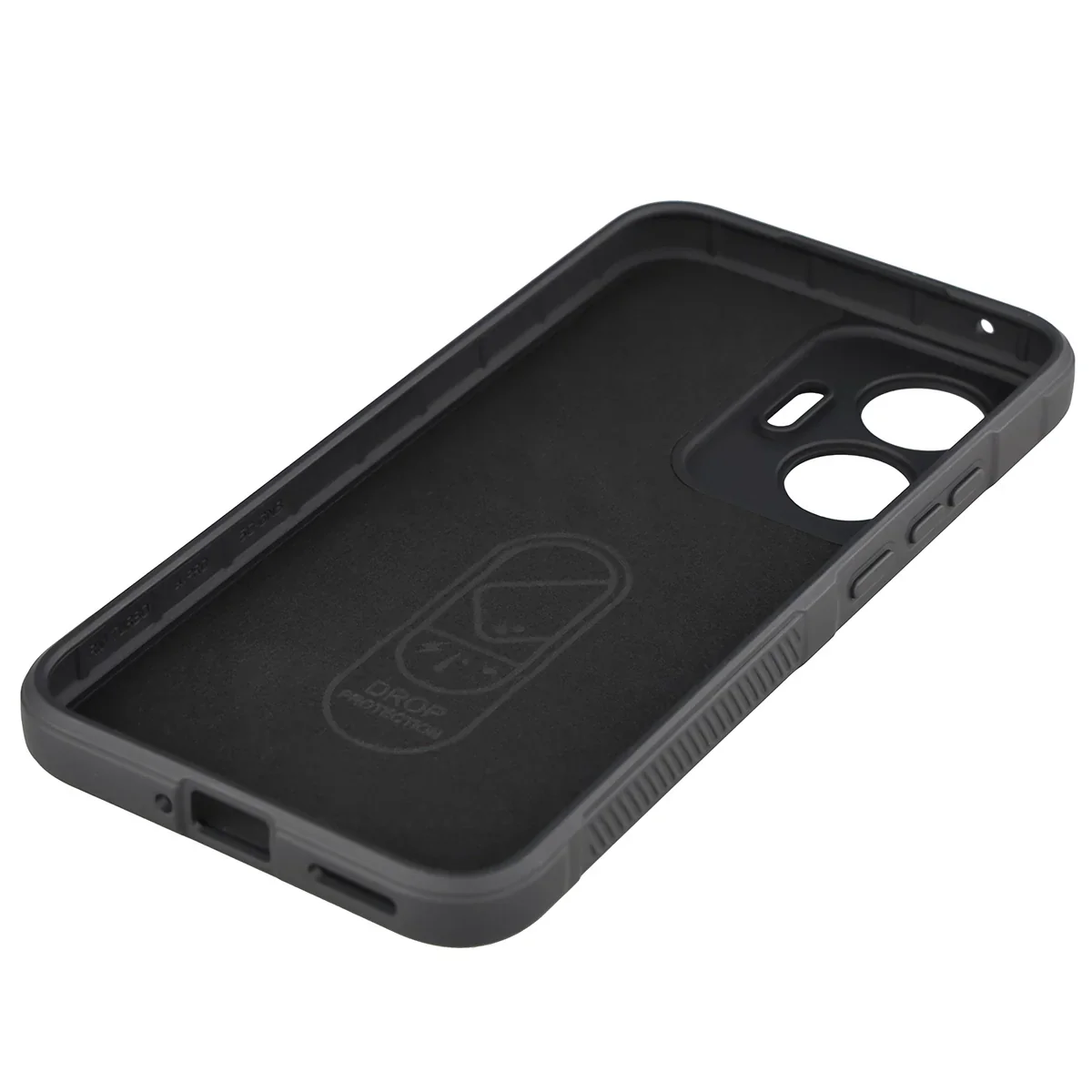Robuste Handyhülle für Xiaomi POCO F7, Bizon Case Tur, Schwarz - Image 4