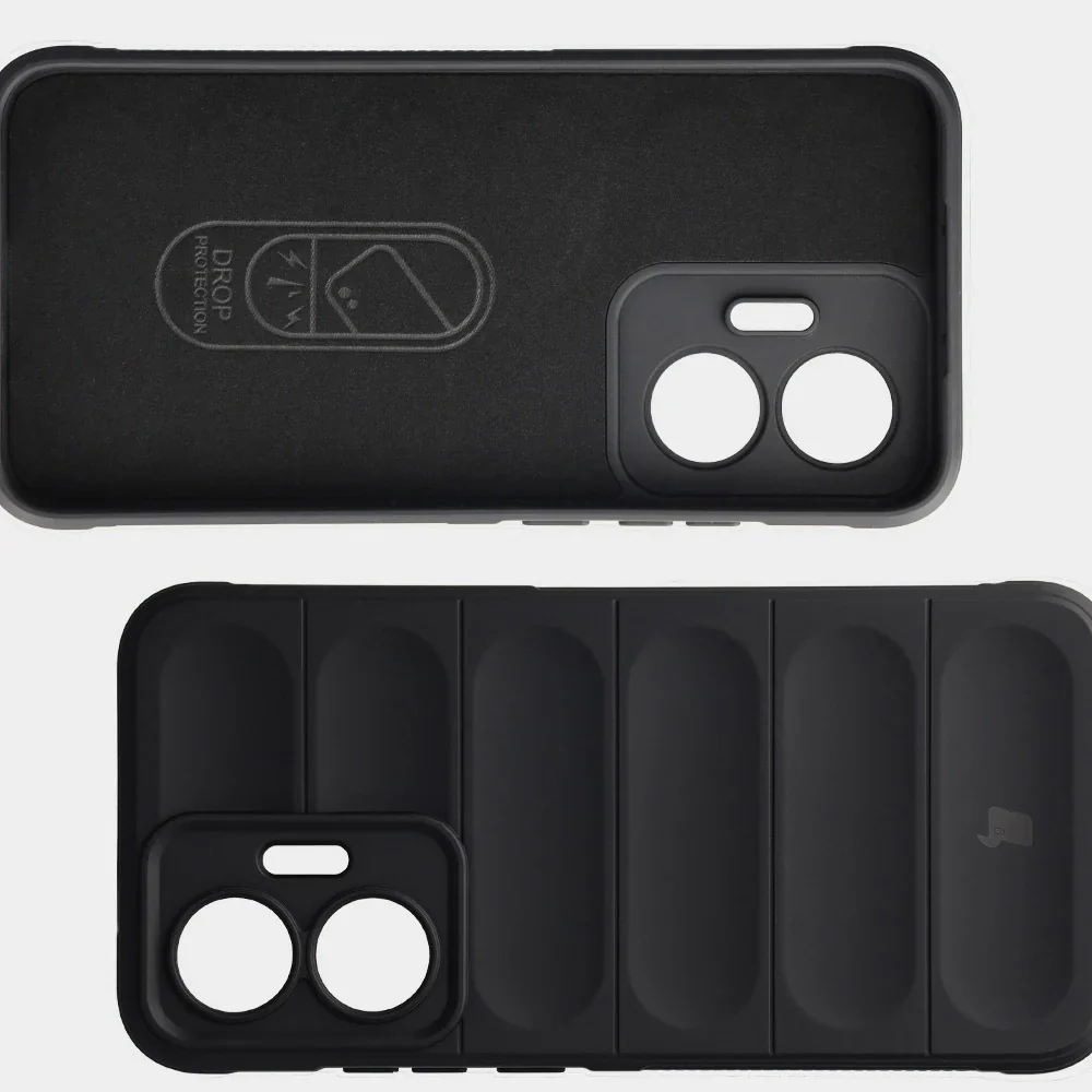Robuste Handyhülle für Xiaomi POCO F7, Bizon Case Tur, Schwarz - Image 6