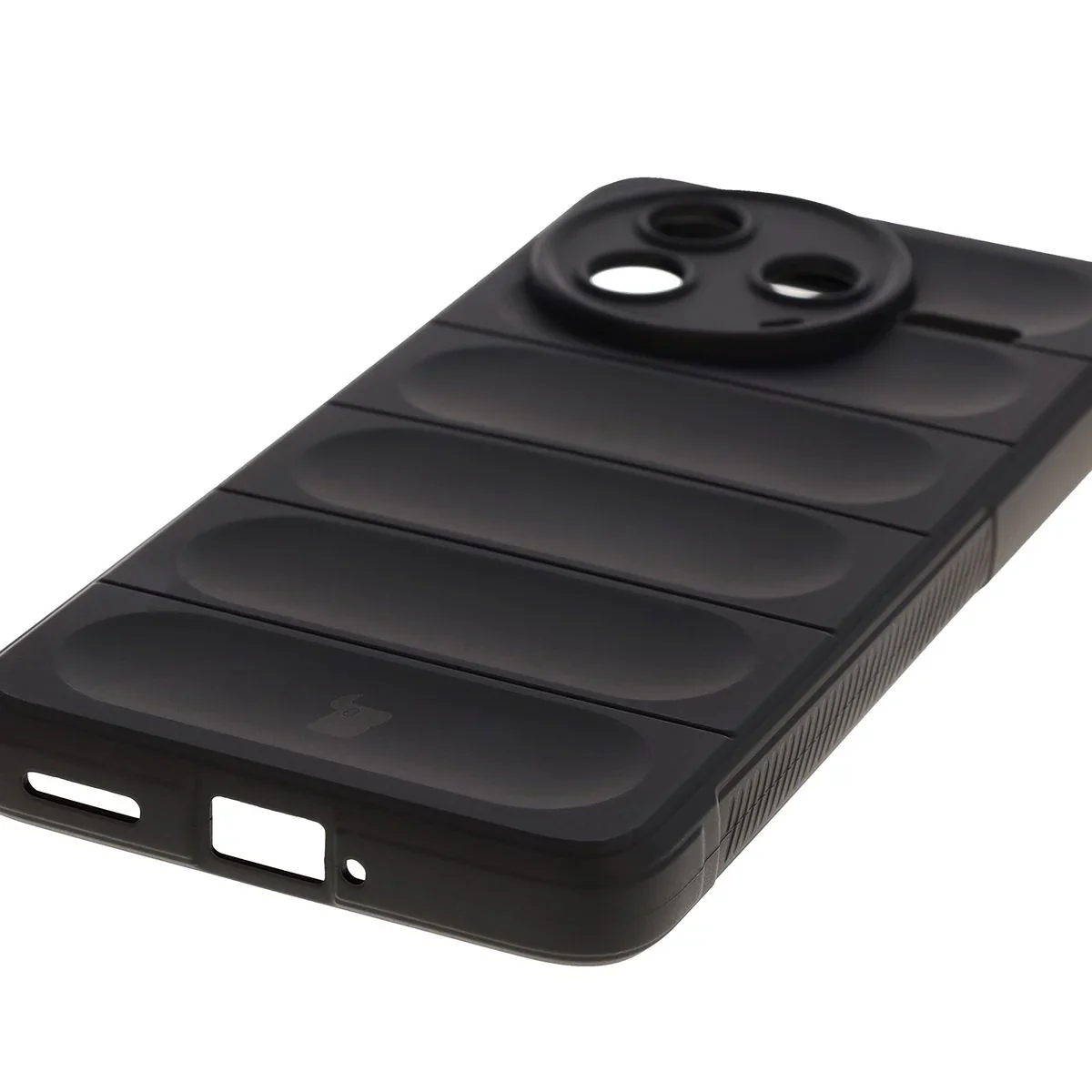 Robuste Handyhülle für Xiaomi Poco F7 Pro, Bizon Case Tur, Schwarz - Image 3