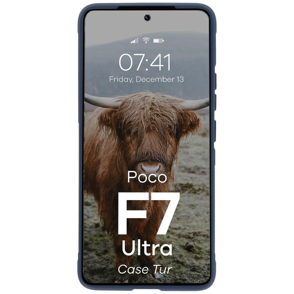 Robuste Handyhülle für Xiaomi Poco F7 Ultra, Bizon Case Tur, Dunkelblau - Image 5