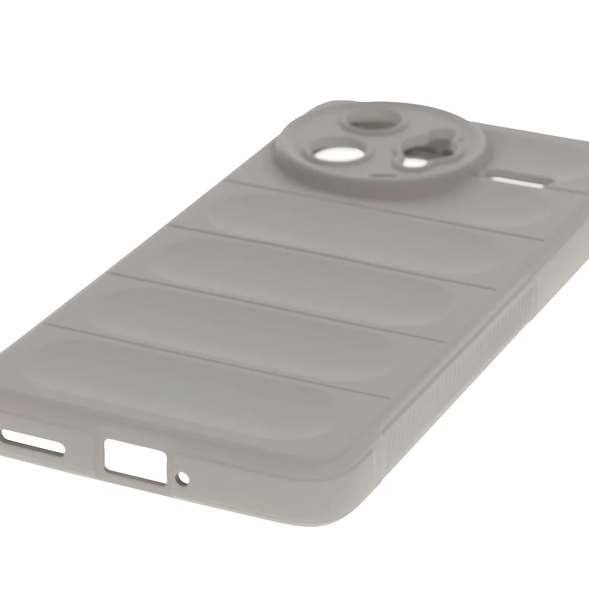 Robuste Handyhülle für Xiaomi Poco F7 Ultra, Bizon Case Tur, Hellgrau - Image 3