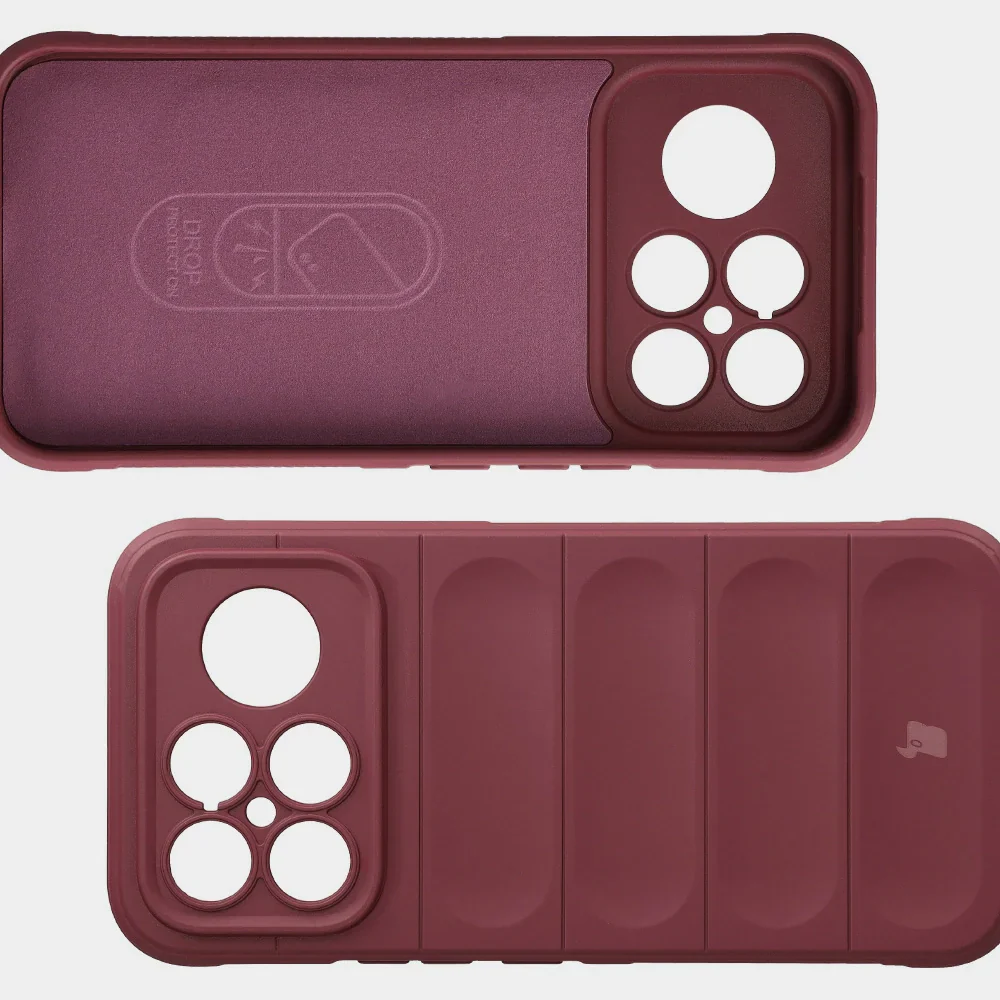 Robuste Handyhülle für Xiaomi POCO F8 Ultra, Bizon Case Tur, Burgunderrot - Image 6
