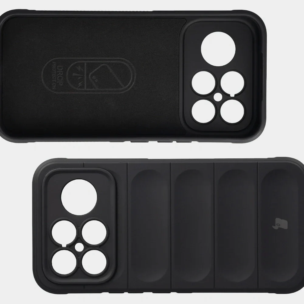 Robuste Handyhülle für Xiaomi POCO F8 Ultra, Bizon Case Tur, Schwarz - Image 6