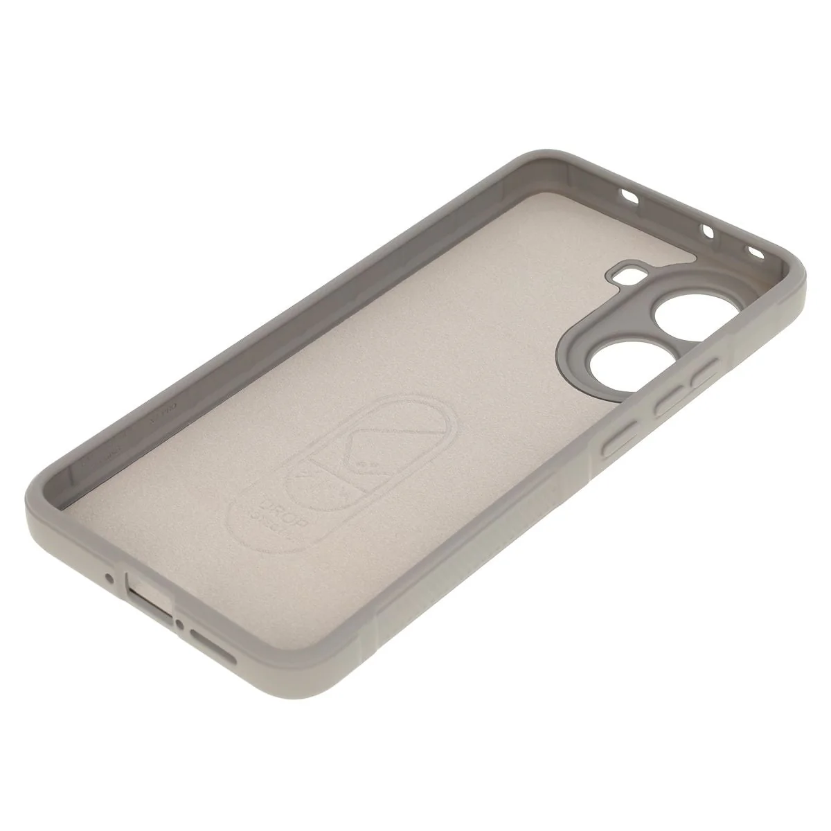 Robuste Handyhülle für Xiaomi Poco X7 Pro, Bizon Case Tur, Hellgrau - Image 4