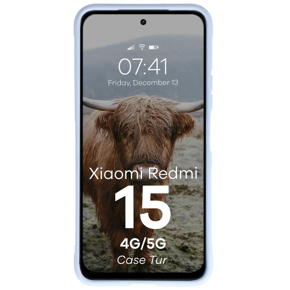Robuste Handyhülle für Xiaomi Redmi 15 4G / 5G, Bizon Case Tur, Hellblau - Image 5
