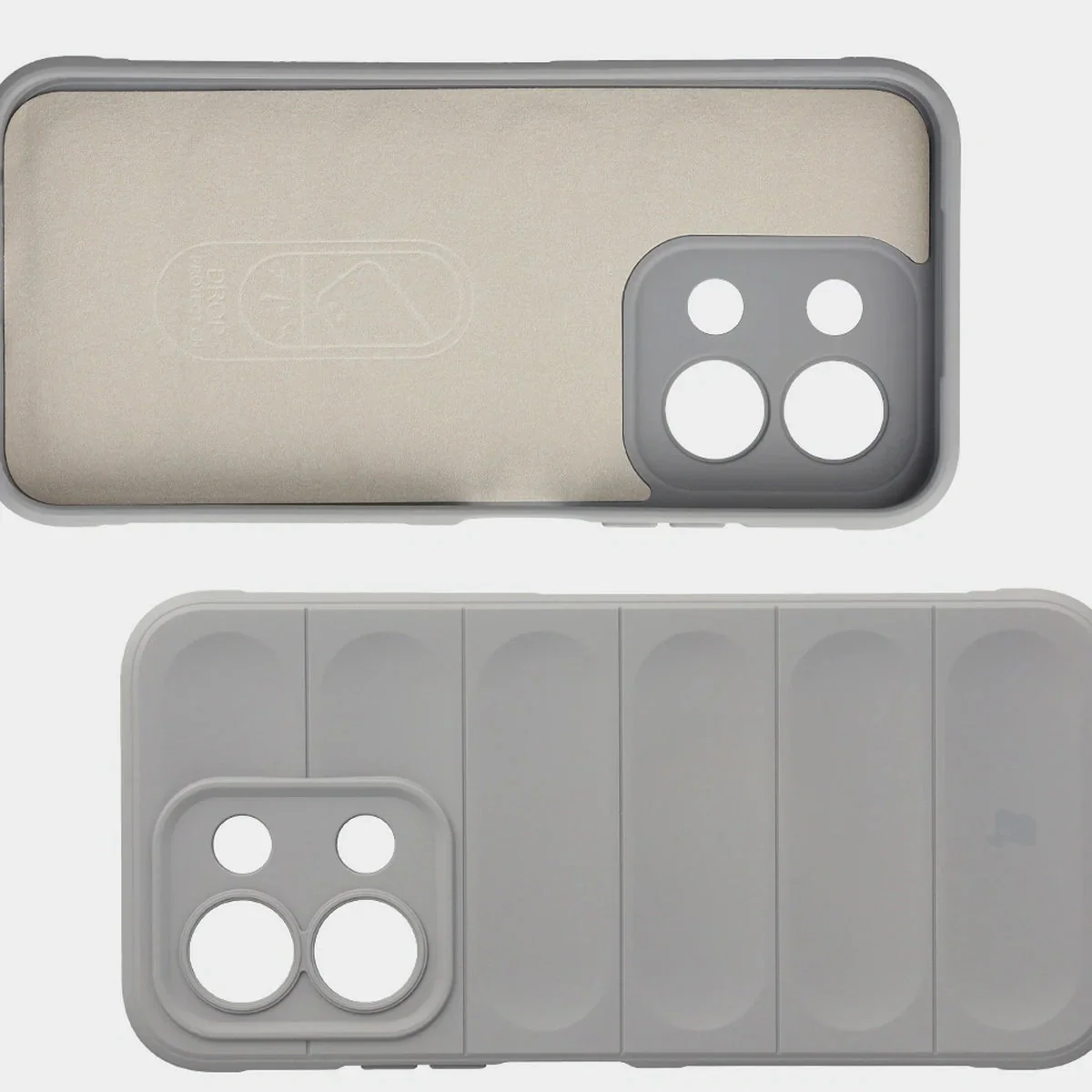 Robuste Handyhülle für Xiaomi Redmi 15C 4G / 5G / POCO C85 4G, Bizon Case Tur, Hellgrau - Image 6