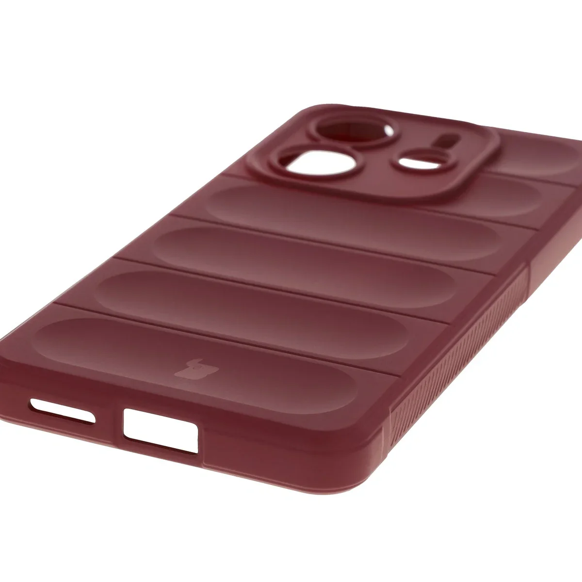 Robuste Handyhülle für Xiaomi Redmi Note 14 4G, Bizon Case Tur, Burgunderrot - Image 3