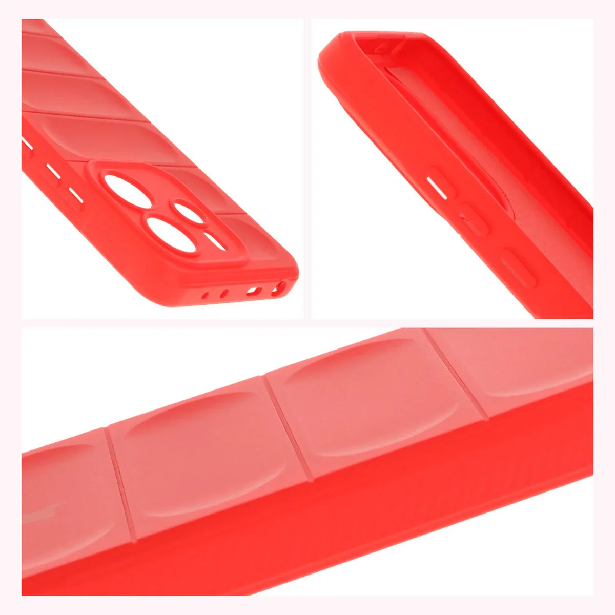 Robuste Handyhülle für Xiaomi Redmi Note 14 4G, Bizon Case Tur, Rot - Image 7