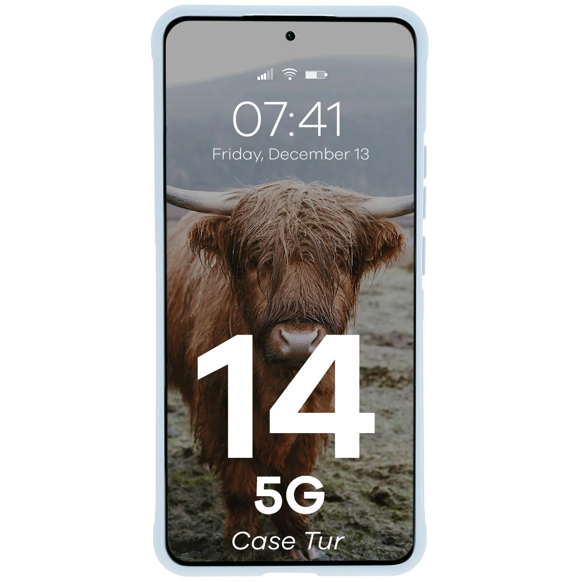 Robuste Handyhülle für Xiaomi Redmi Note 14 5G, Bizon Case Tur, Hellblau - Image 5