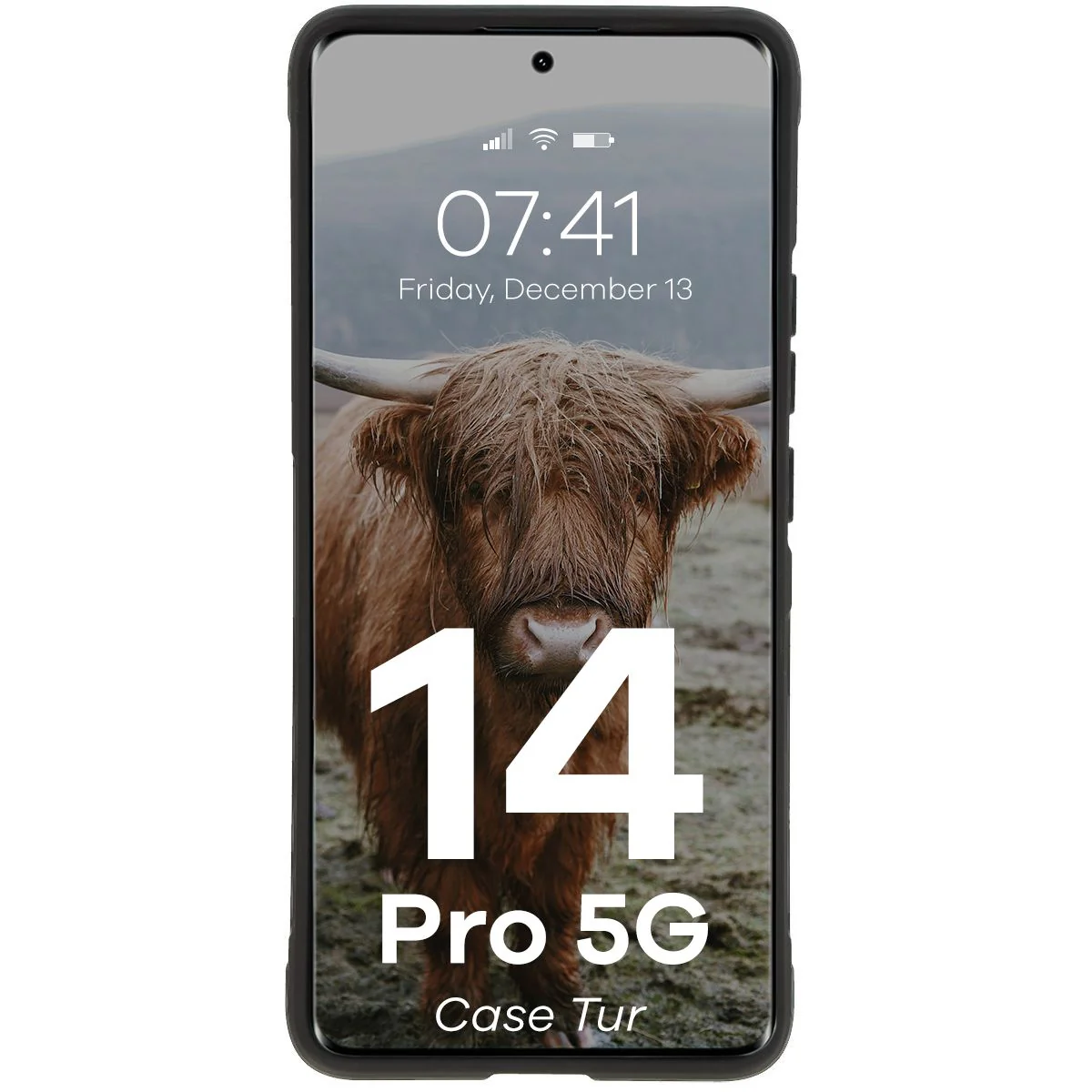 Robuste Handyhülle für Xiaomi Redmi Note 14 Pro 5G / Poco X7, Bizon Case Tur, Schwarz - Image 5