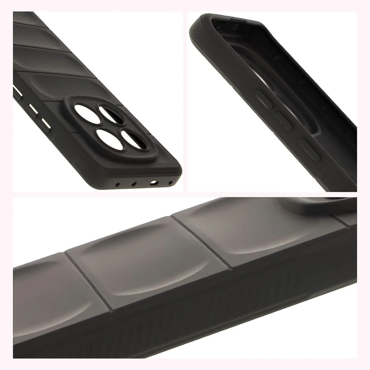 Robuste Handyhülle für Xiaomi Redmi Note 14 Pro 5G / Poco X7, Bizon Case Tur, Schwarz - Image 7
