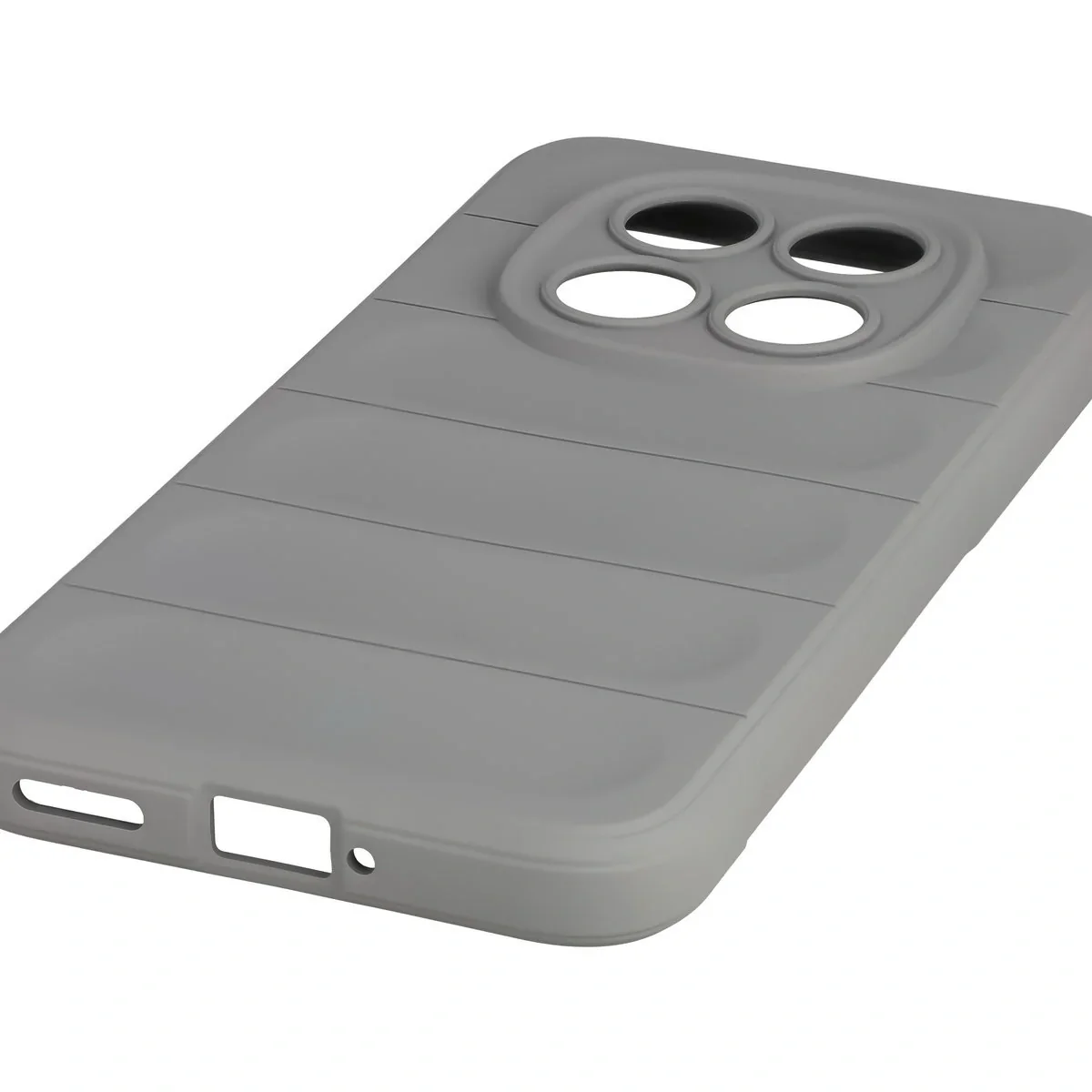 Robuste Handyhülle für Xiaomi Redmi Note 15 Pro 5G, Bizon Case Tur, Hellgrau - Image 4