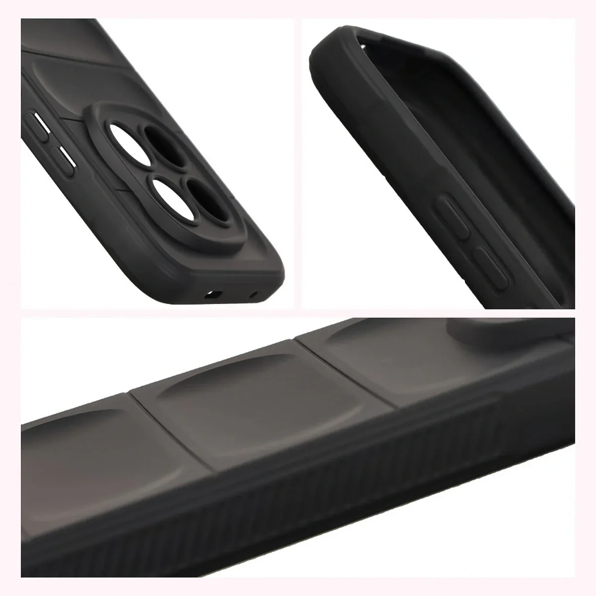 Robuste Handyhülle für Xiaomi Redmi Note 15 Pro Plus 5G / POCO M8 Pro 5G, Bizon Case Tur, Schwarz - Image 7