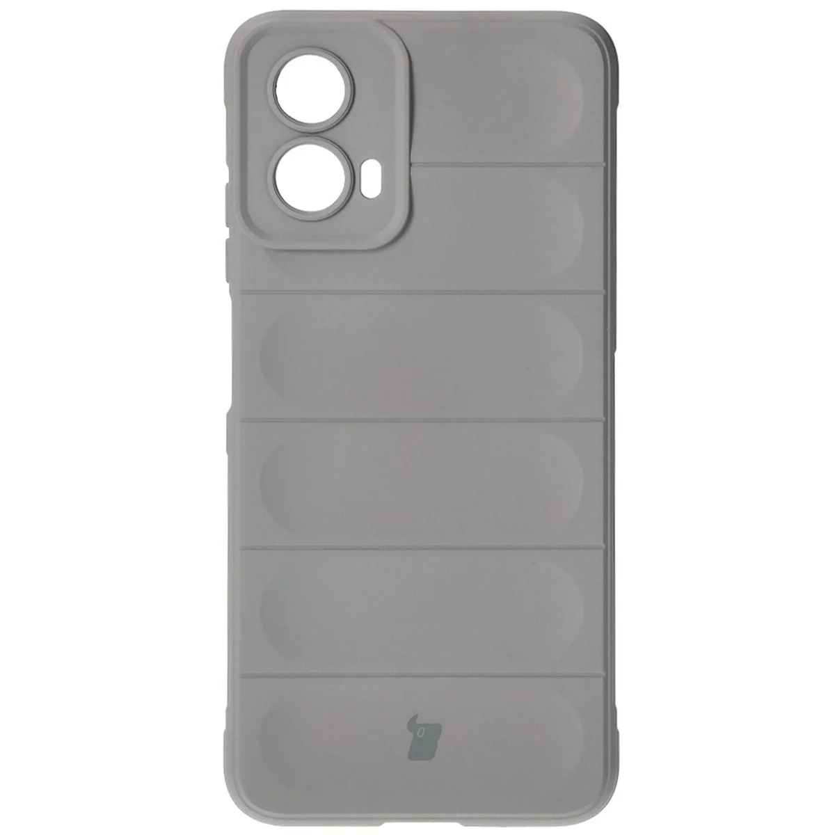 Robuste Schutzhülle für Motorola Moto G34 5G, Bizon Case Tur, Hellgrau