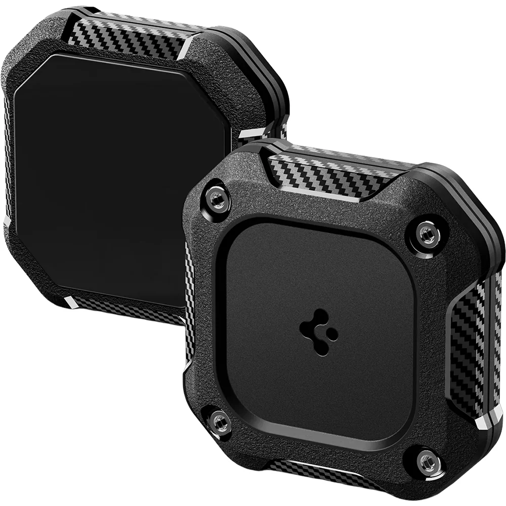Robustes, wasserdichtes Etui für Apple AirTag, Spigen Tough Armor, Schwarz - Image 4