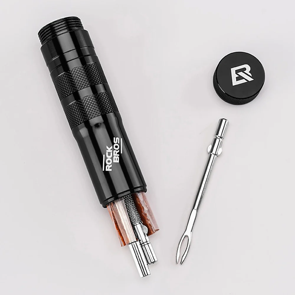Rockbros Reifenreparaturset Tyre Repair Tool für schlauchlose Tubeless-Reifen, Schwarz - Image 3