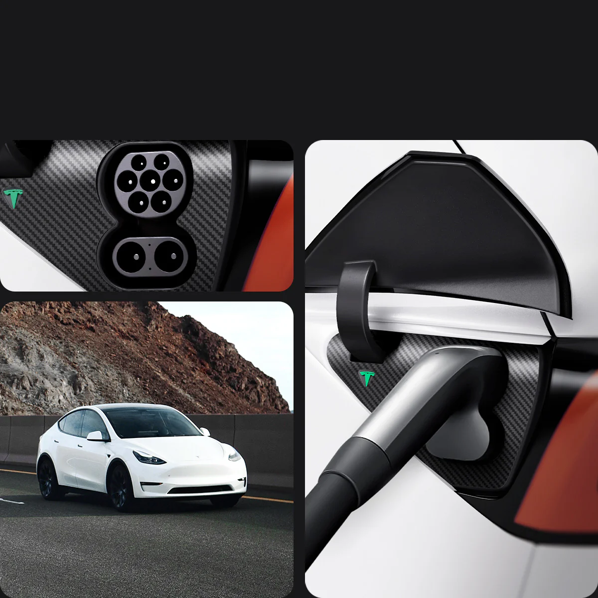 Satz Schutzfolien für den Ladeanschluss für Tesla Model 3/Y, Spigen Protective Film and Wrap Set for Charge Port - Image 17