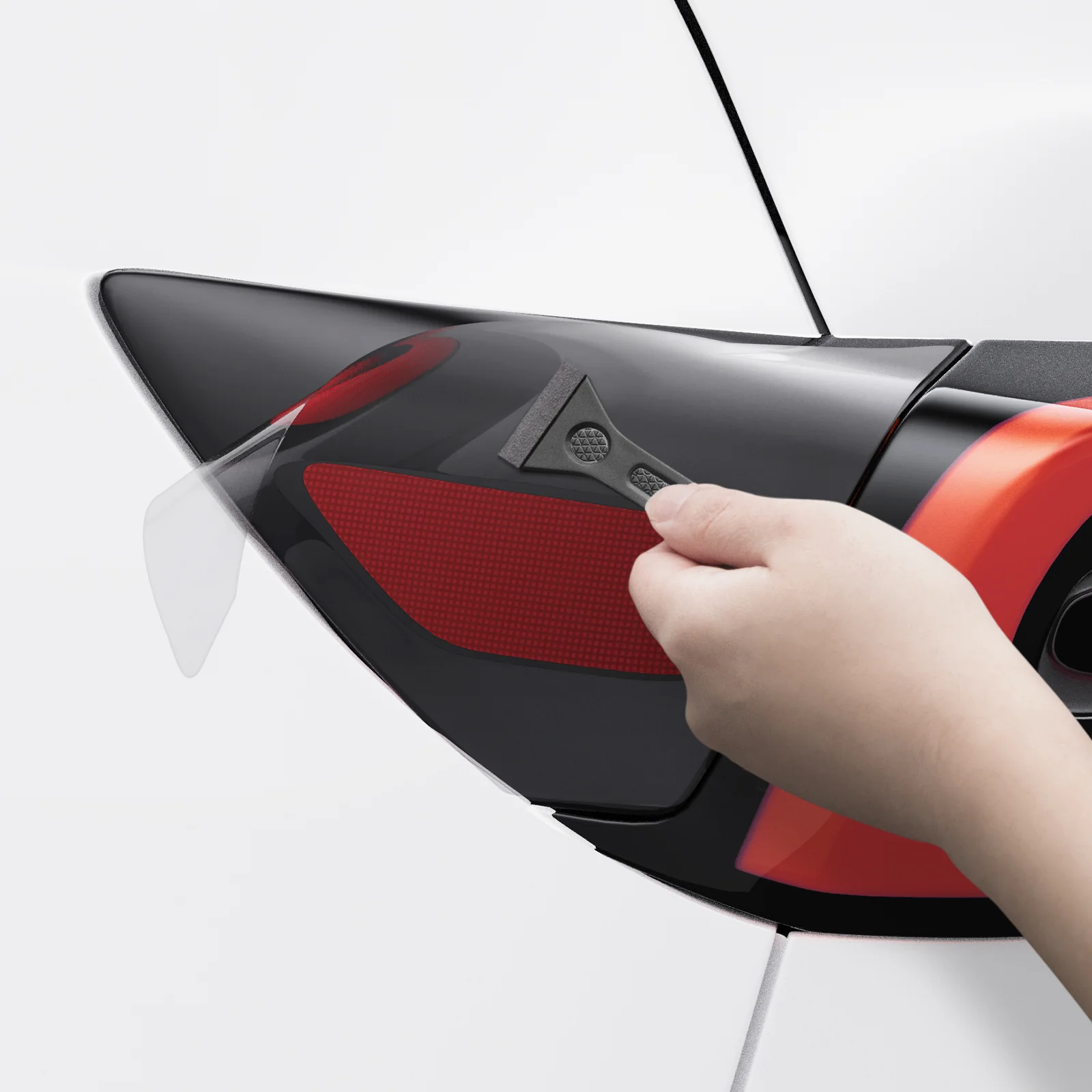 Satz Schutzfolien für den Ladeanschluss für Tesla Model 3/Y, Spigen Protective Film and Wrap Set for Charge Port - Image 7
